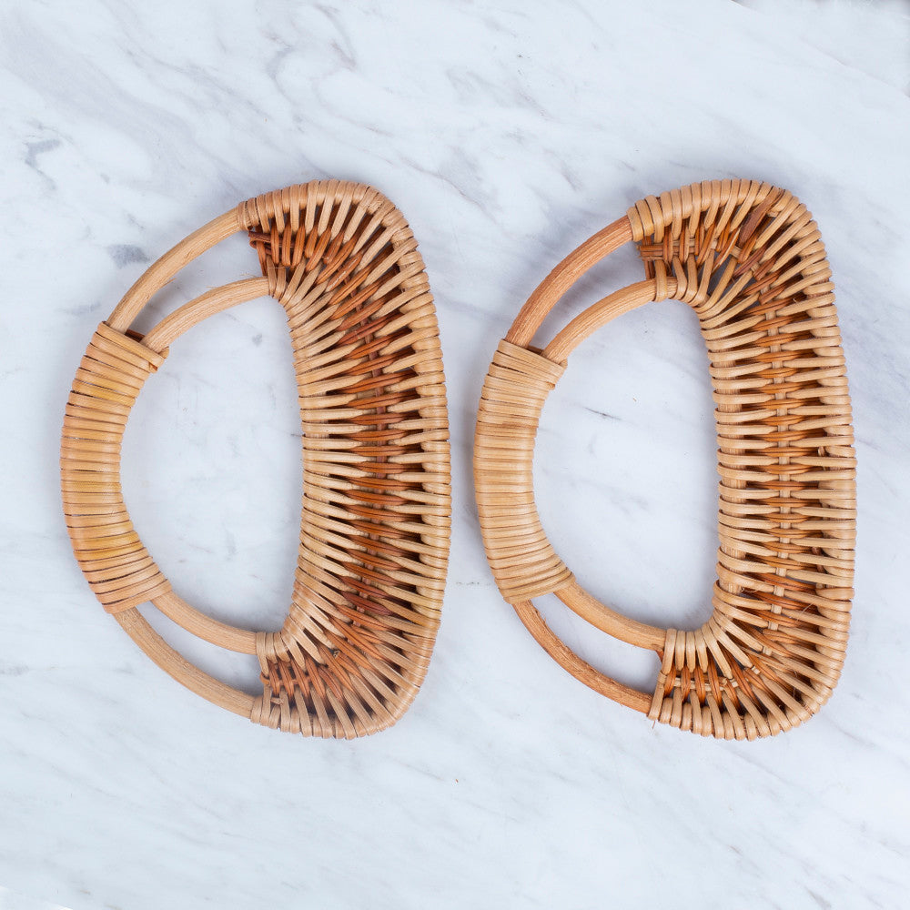 Loren Bambu Bej 2'li Çanta Sapı